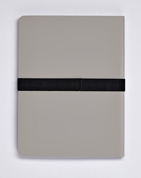 NUUNA Notizbuch Not White A5 54549 Grey,blanko,176 S.