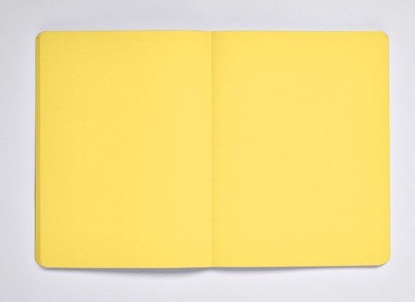 NUUNA Notizbuch Not White A5 54990 Light Yellow,blanko,176 S.