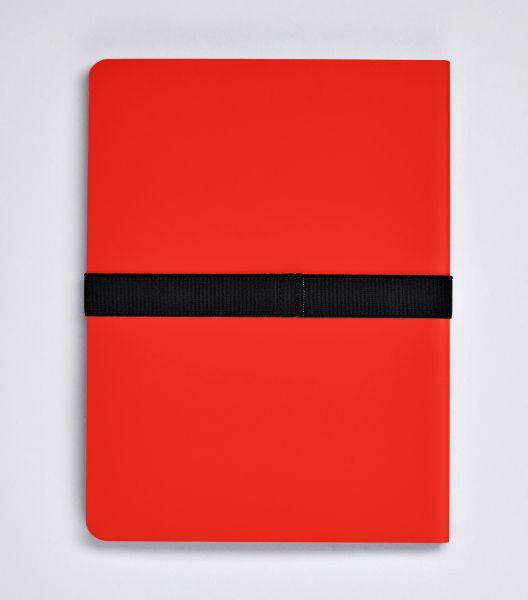 NUUNA Notizbuch Not White A5 55218 Red,blanko,176 S.