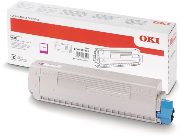 OKI Toner magenta 45862815 MC873 10'000 Seiten