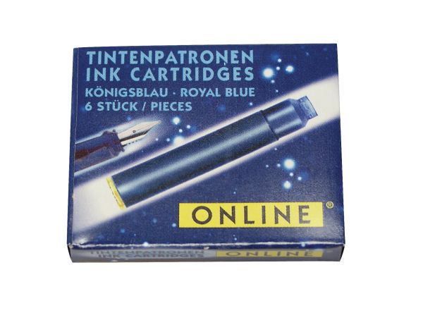 ONLINE Tintenpatronen Standard 17012/48 Königsblau 6 Stück