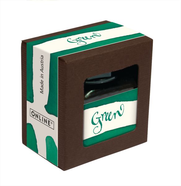 ONLINE Tintenglas 15ml 17120/3 Green