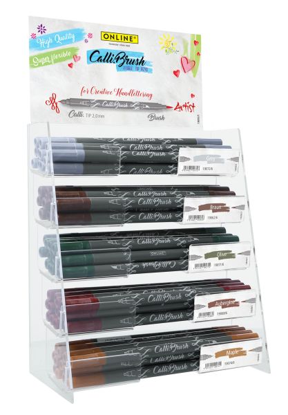 ONLINE Callibrush Pen Nature 19096 Display, 60 Stück