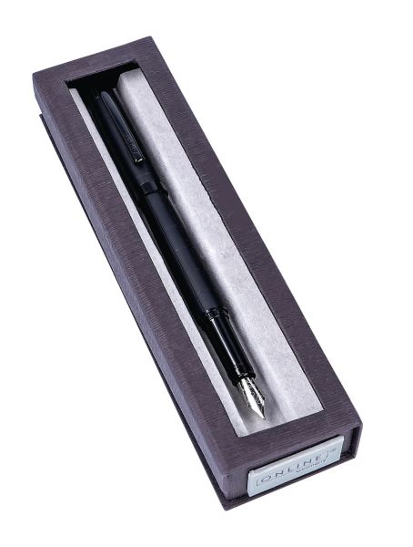 ONLINE Füllhalter Eleganza M 34564 Black Style, Slimsy Box