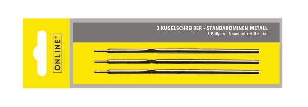 ONLINE Kugelschreiber-Minen M 40002/3 rot 3 Stück