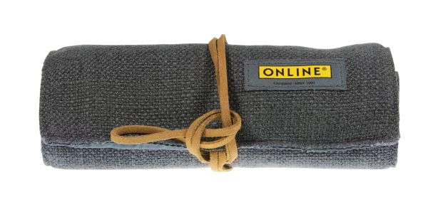 ONLINE Roll Pouch leer 98252 Inspiration grey