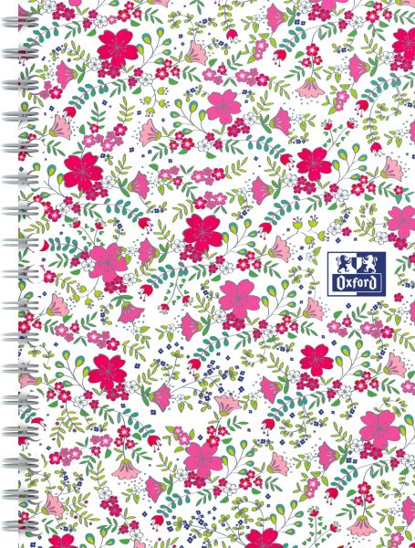 OXFORD Collegeblock ForMe Floral A6 400094826 kariert 5x5mm, 90g 50 Blatt