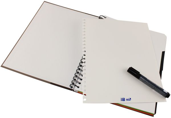 OXFORD European Book, Whiteboard A4+ 400132983 kariert, braun 120 Blatt