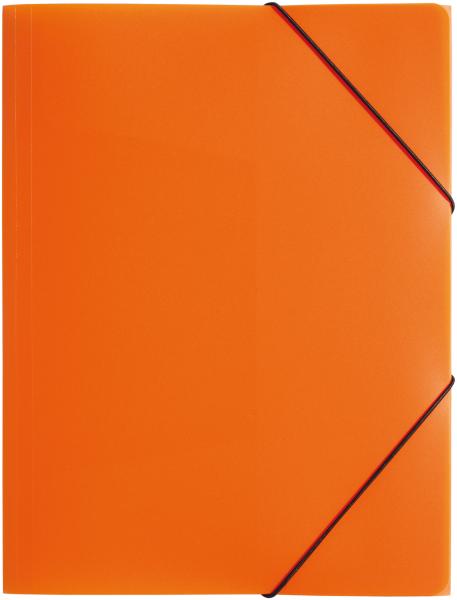 PAGNA Gummizugmappe Trend PP A4 21613-09 3 Klappen orange