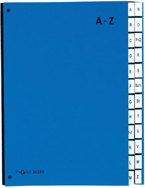 PAGNA Pultordner Color A4 24249-02 blau, A-Z