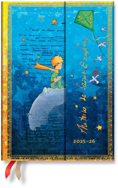 PAPERBLANKS Agenda Petit Prince Midi 25/26 DF0870-6 1W/2S 13M FR HOR HC 13x18cm