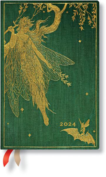 PAPERBLANKS Agenda Olive Fairy 2024 DH0442-4 Mini, de, 1T/S, 12M