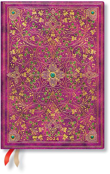 PAPERBLANKS Agenda Diamantenes Thron. 2024 DH0880-4 1T/1S Midi 12M DE 13x18cm