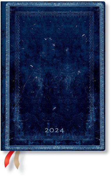 PAPERBLANKS Agenda Inkblot 2024 DH0896-5 1W/2S VER Midi 12M DE 13x18cm