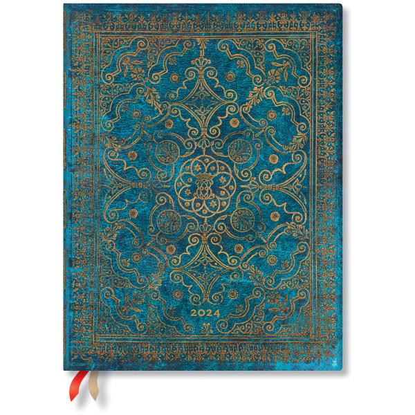 PAPERBLANKS Agenda Azurblau 2024 DH0926-9 Ultra, de, 1T/S, 12M