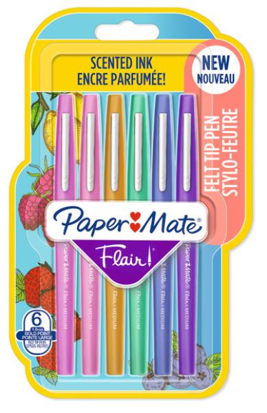 PAPERMATE Faserschreiber Flair 0.7mm 2138466 Scented, ass. 6 Stück