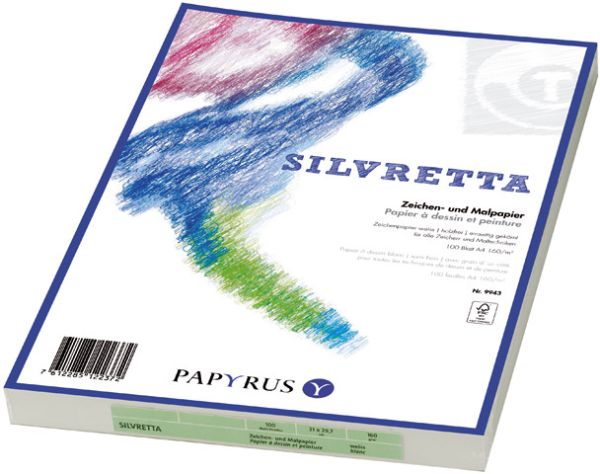 PAPYRUS Zeichenpapier A2 88248942 140g, weiss 100 Blatt