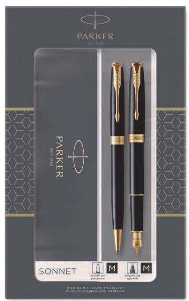 PARKER Geschenkset 2093371 SONNET Black Lacquer G.C.