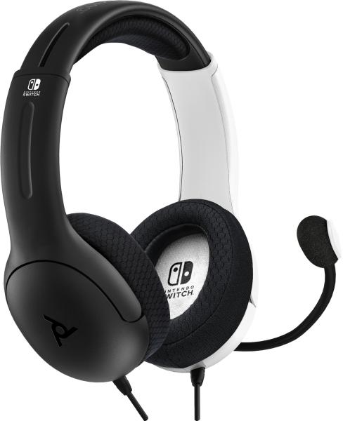 Pdp lvl40 wired headset 500-162-bw-eu black/white for nsw - Pdp-500-162-bw-eu-0708056068721-03.jpg