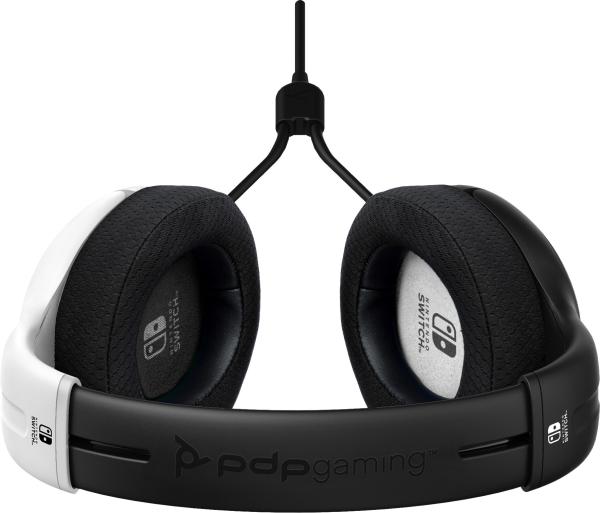 Pdp lvl40 wired headset 500-162-bw-eu black/white for nsw - Pdp-500-162-bw-eu-0708056068721-06.jpg