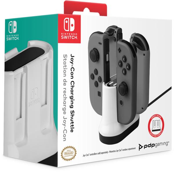 Pdp joy-con charging shuttle 500-188-eu white, for nsw - Pdp-500-188-eu-0708056067564-04.jpg