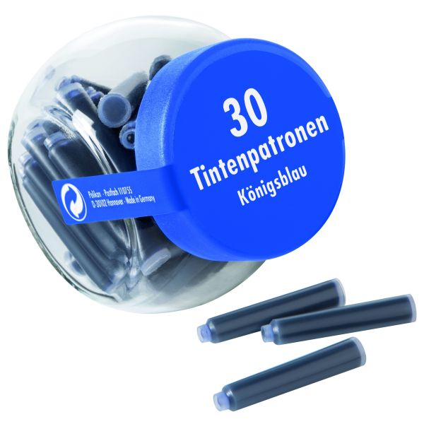 PELIKAN Tintenpatronen 154963 köngisblau, 30 Stück