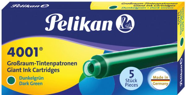 PELIKAN Tintenpatronen GTP/5 300070 grün 5 Stück