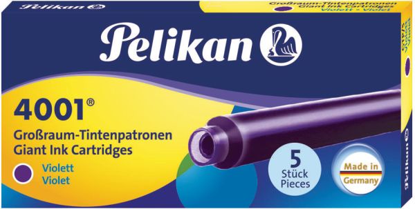 PELIKAN Tinte 4001 GTP/5 310664 violett 5 Stück