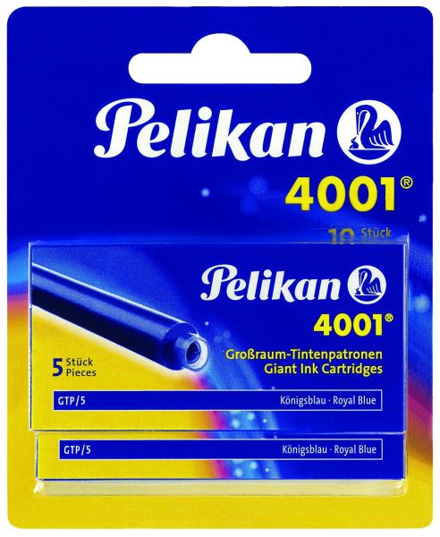 PELIKAN Tintenpatronen GTP/5/2/B 330852 köngisblau, 2x5 Stück