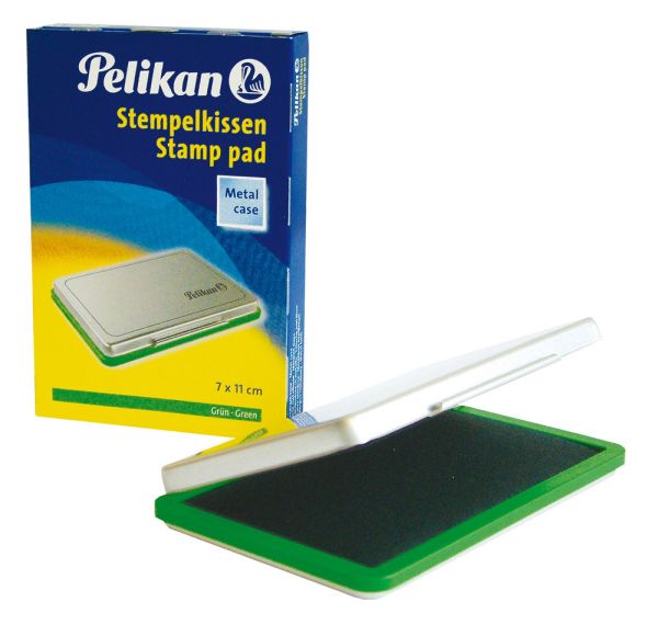 PELIKAN Metall-Stempelkissen grün 331033 Gr.2 11x7cm