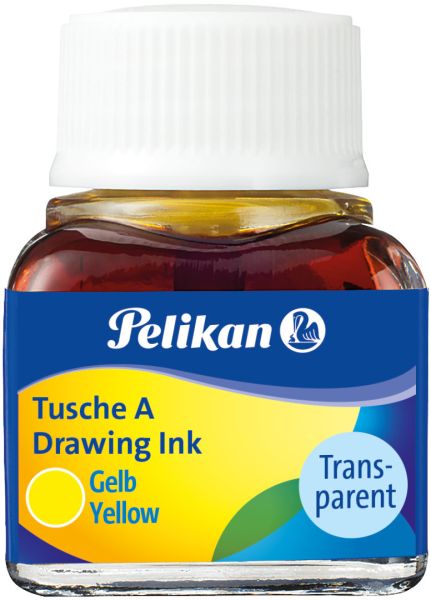 PELIKAN Tusche 10ml 523/5 gelb