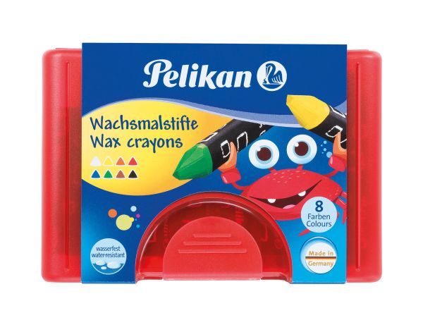 PELIKAN Wachsmaler Griffix 665/8D 8 Farben ass. Etui