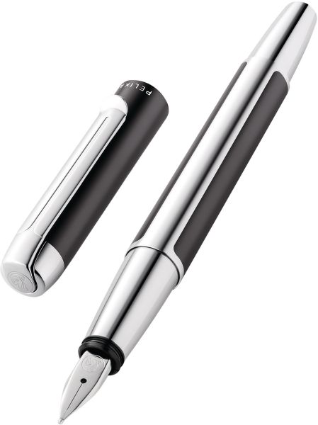 PELIKAN Füllhalter Pura M 817134 anthrazit, Faltschachtel