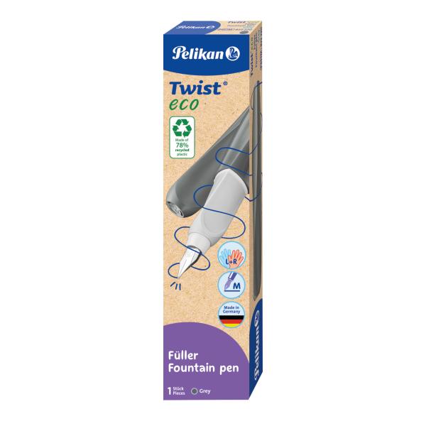 PELIKAN Füllhalter Twist eco M 822220 Grey