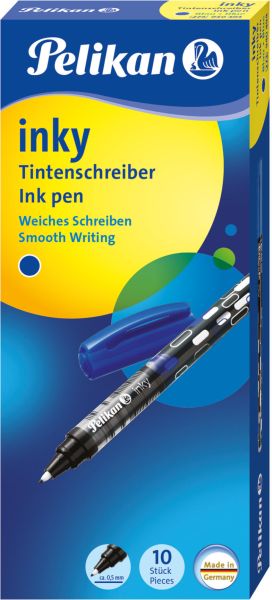 PELIKAN Fasermaler inky 273 0,5mm 940494 blau, löschbar