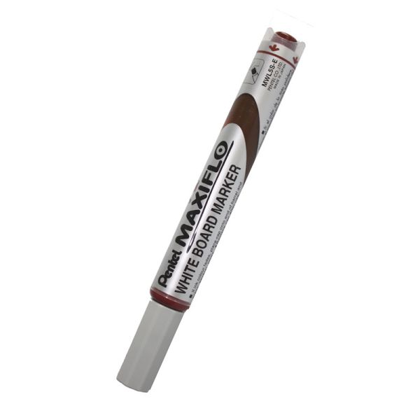 PENTEL Whiteboard Marker MAXIFLO 4mm MWL5S-E braun