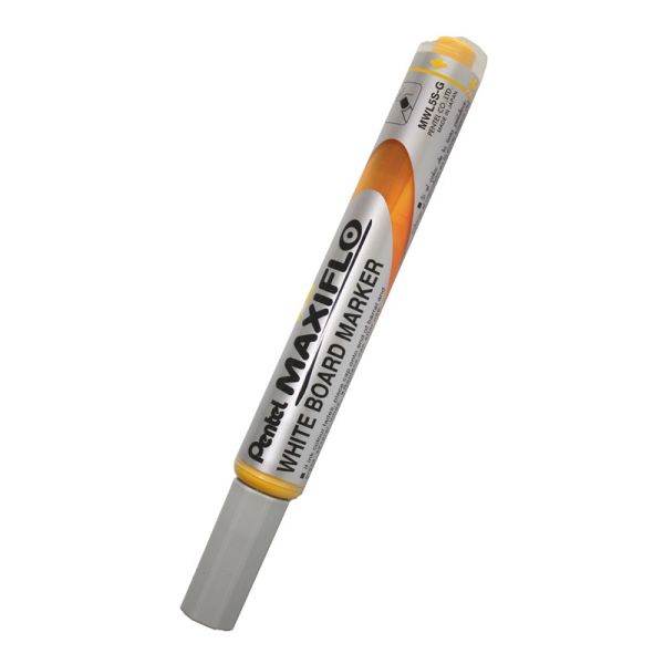 PENTEL Whiteboard Marker MAXIFLO 4mm MWL5S-G gelb