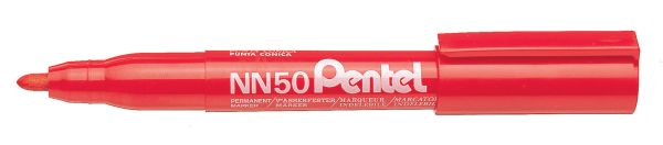 PENTEL Marker Green Label 1,5mm NN50-BO rot