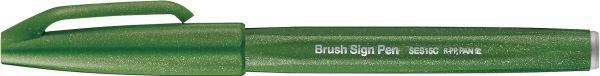 PENTEL Brush Sign Pen SES15C-D2 olivegrün