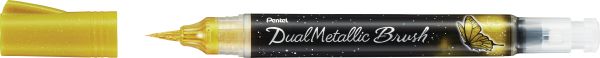 PENTEL Brushpen Dual Metallic XGFH-DX gold