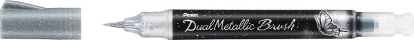 PENTEL Brushpen Dual Metallic XGFH-DZ silber