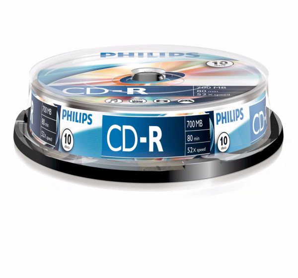 PHILIPS CD-R CR7D5NB10/00 10er Spindel