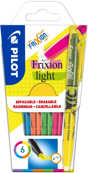 PILOT FriXion Light 3.3-4mm 170.001.97 standard - assortiert 6 Stück