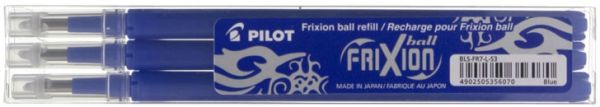 PILOT Mine FriXion Refill BLS-FR7-L-S3 blau, 3er Set