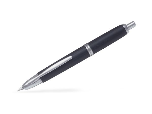 PILOT Füllhalter Capless Wooden M FC2500RRB schwarz, 18K Goldfeder