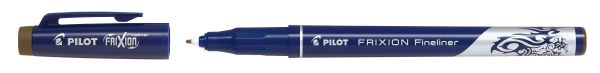 PILOT FriXion Fineliner 1.3mm SW-FF-BN braun, radierbar