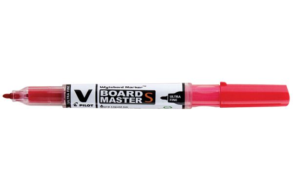 PILOT Whiteboard Marker 0,8mm WBMAVSUFB rot V-Board Master S UF