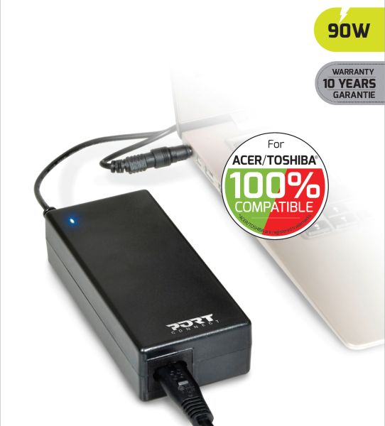 PORT PowerSupply 90W ACER/TOSHIBA 900007-ACTO black