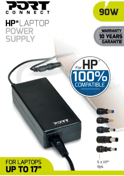 PORT PowerSupply 90W - HP 900007-HP black