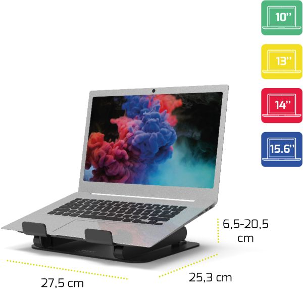 PORT Adjustable Notebook Stand 901108 for Notebooks up to 15.6